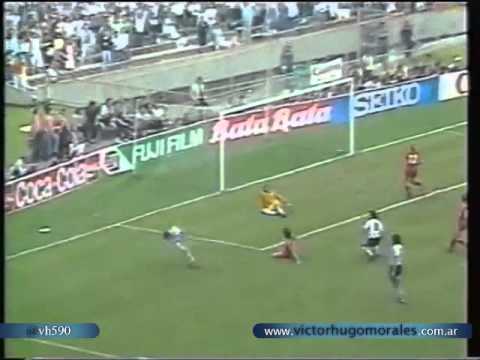 Argentina 2 Belgica 0 (Relato Victor Hugo) Mundial Mexico 1986 Los goles de Maradona