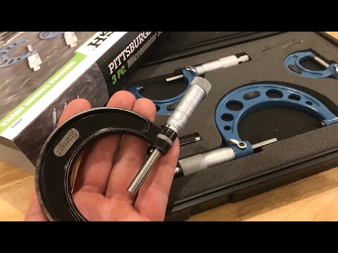 COMPARING “starrett” micrometers to “harbor freight” (how to calibrate)