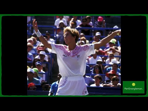 FULL VERSION Seles vs Arendt 1991 US Open (English & German Language)