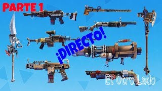 regalando armas a subs y salvando el mundo de fortnite entra - armas miticas fortnite salvar al mundo