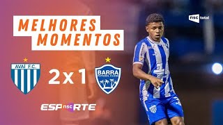 MELHORES MOMENTOS | AVAI X BARRA | 1ª RODADA CAMPEONATO CATARINENSE 2026