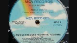 Alicia Myers - You Get The Best From Me (Say, Say, Say) video