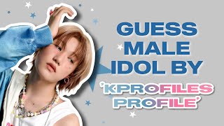 GUESS the KPOP MALE IDOL by their KPROFILES PROFILE | KPOP BOYGROUP GAMES