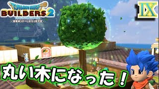 【DQB2】ミッション達成したら大樹が普通の大きさの木に育った！【ドラゴンクエストビルダーズ２】９