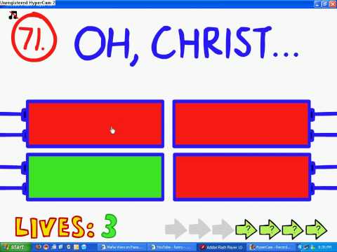 Original Impossible Quiz Walkthrough