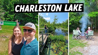 CHARLESTON LAKE Provincial Park Campground Tour and Overview | Ontario Camping
