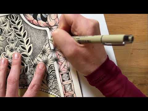 Zentangle Project Pack No. 23 - Day 10, Part 2