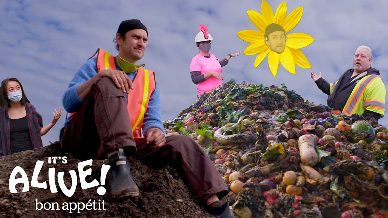 Brad Learns How to Compost It's Alive Bon App tit