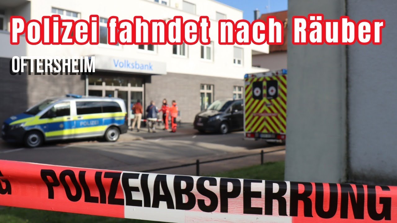 Polizei fahndet nach Bankräuber