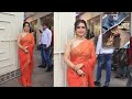 Sanya Malhotra Looks Unbelievably Gorgeous In Elegant Look Wearing Saree At Love Hostel Screening