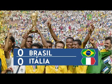 Melhores momentos de Brasil 0 (3)x(2) 0 Itália pela final da Copa do Mundo de 1994