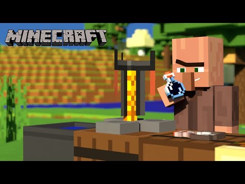 A villager testing random potions | Minecraft animation #shorts
