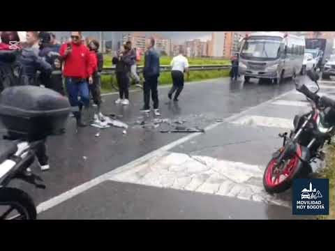 #Cundinamarca Ene15 12 m #incidentevial ñvía #Mosquera #LaMesa sector #Homecenter #ambulancia