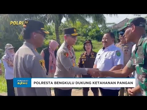 POLRESTA BENGKULU PANEN JAGUNG PERDANA