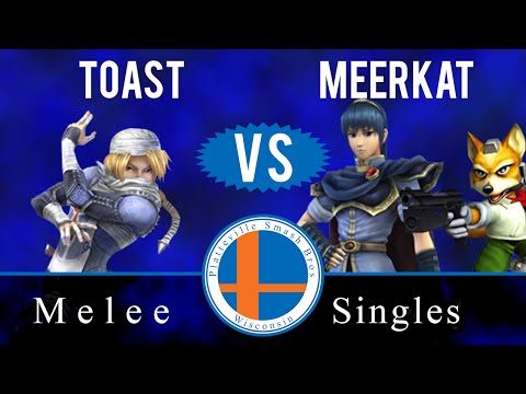Platteville Smash Jam 5 Melee Singles - Toast (Sheik) Vs. Meerkat (Fox, Marth)