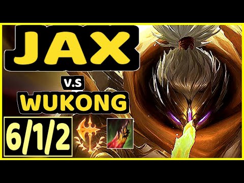 705 (JAX) vs WUKONG - 6/1/2 KDA TOP CHALLENGER GAMEPLAY - KR