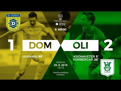 6.krog: Domžale - Olimpija 1:2 ; Prva liga Telekom Slovenije 2018/2019