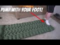 KingCamp Camping Sleeping Pad Review 77 X27 Ultralight Sleeping Mat Built In Foot Pump And Pillow