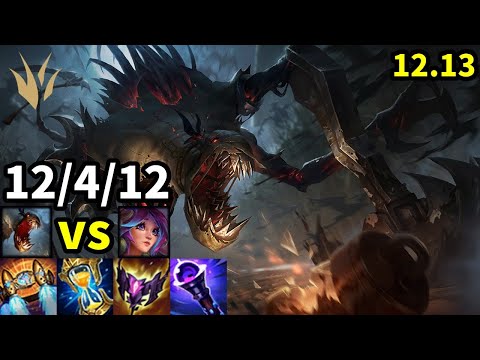 Fiddlesticks Jungle vs Lillia - KR Grandmaster | Patch 12.13