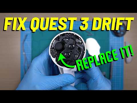 Quest 3/3S Controller-Drift beheben – Meta Quest Thumbstick austauschen
