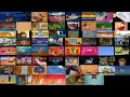 All Of Hanna Barbera Intros At Once 1980 1989
