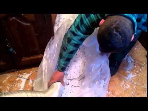 Film z wykonania izolacji z regranulatu