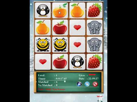 Matching Fruits and Animals Video