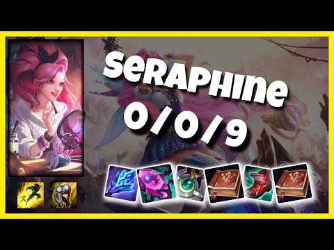 Seraphine Support 11.6 Challenger Gameplay Replay - S11 (0/0/9) - EU