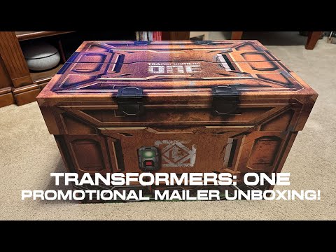 UNBOXING! Transformers: One Promotional Mailer from Hasbro!