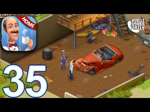 HOMESCAPES Story Walkthrough Gameplay Part 35 - Day 25 Garage (iOS Android)