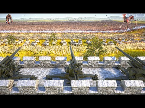 Can 4 Million Evils destroy military force Castle ? Ultimate epic battle simulator 2