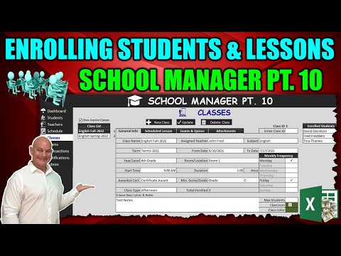 Learn How To Create & Schedule Unlimited Lessons & Easily Enroll Students [School Manager Pt. 10]