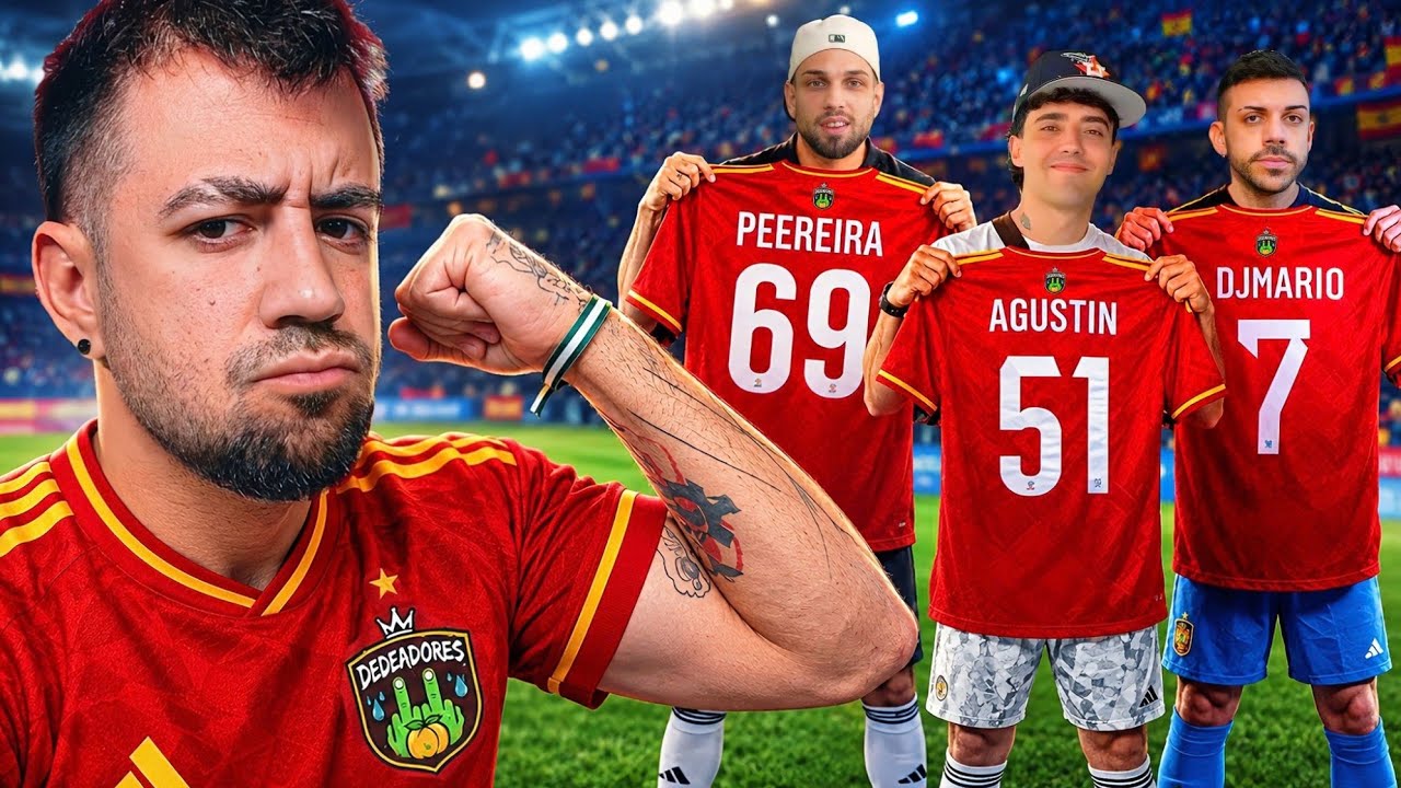 HEMOS FORMADO UN EQUIPO DE FÚTBOL CON STREAMERS || DEDEADORES FC 