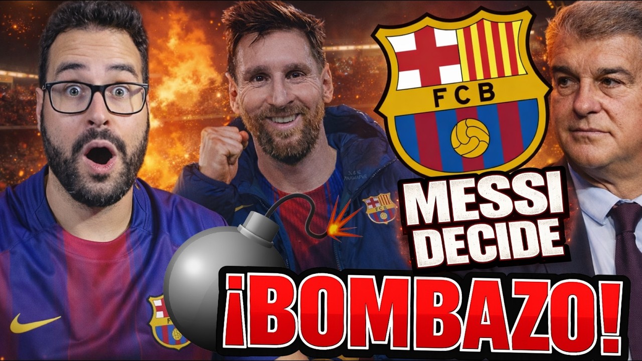 💣BOMBAZO: LEO MESSI COMUNICA su DECISIÓN sobre VOLVER al BARÇA