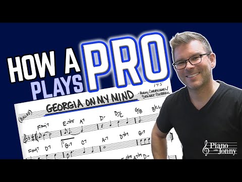 Pro Jazz Pianist Breaks Down How He Plays "Georgia On My Mind"
