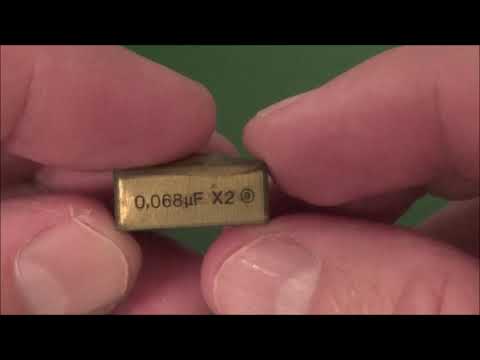 Tektronix  2235 Oscillocope Repair -- X2 Capacitor Defective