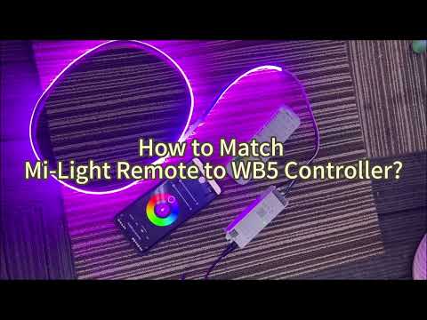 How to Match Miboxer FUT089 Remote to WB5 LED Controller? - superlightingled