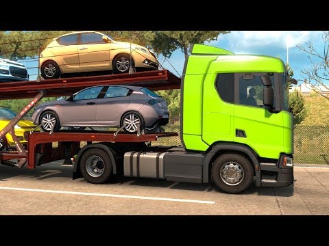 Euro Truck Simulator 2 Italia DLC - Car Trailer from Pescara