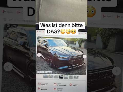 Der etwas „ANDERE“ Audi RS6 😳😅 #autos #audi #audirs6 #tuning
