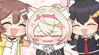 【手描き】ころさんの凸待ちで我慢していた涙がぽろりするモコちゃん【戌神ころね/フワモコ/ホロライブ切り抜き】