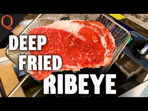 Deep Fried Ribeye Steak & Ribeye Burnt Ends