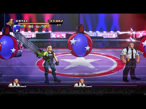 30 Minutes of Streets Of Rage 4: Mr. X's Nightmare DLC - Estel Gameplay