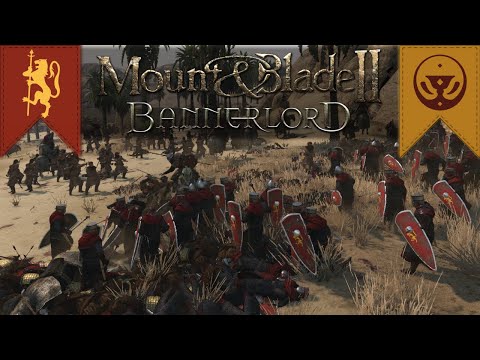 THE SOUTHERN CRUSADE - Bannerlord Beta Battle (Vlandia vs. Aserai)