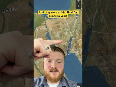 Why did it take 40 years to get to Israel? #biblecontradictions #bible #apologetics