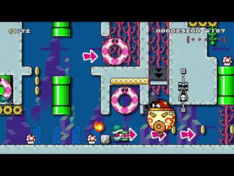 Aqua Goomba's Deep Sea Discovery by Rachel 🍄 Super Mario Maker #alt