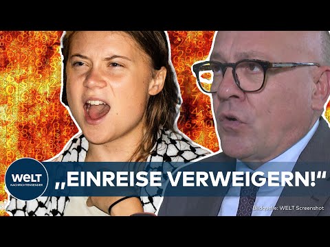 GRETA THUNBERG: ,,Einreise verweigern!" - CDU-Mann Alexander Throm knallhart mit Israel-Hetzerin!