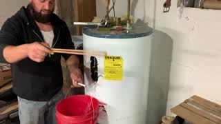 How to replace an electric water heater heating element
