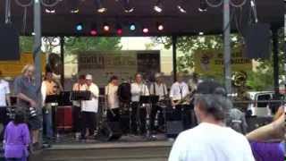 The Mil-Tones Brass Band live on the Santa Fe Bandstand 2013 - 