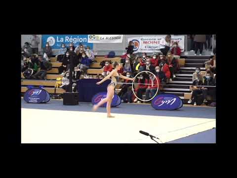 Eléonore Hache cerceau. National B 14-15. Championnat de France 2021/22.