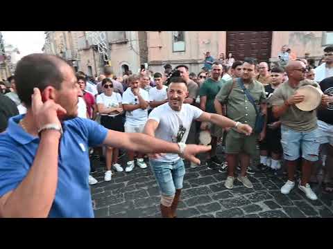 Gioiosa Ionica SAN ROCCO. Festa 2025. BALLOVOTIVO a RITMO di TARANTELLA. 1/4